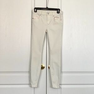 Light White Cream Leggings